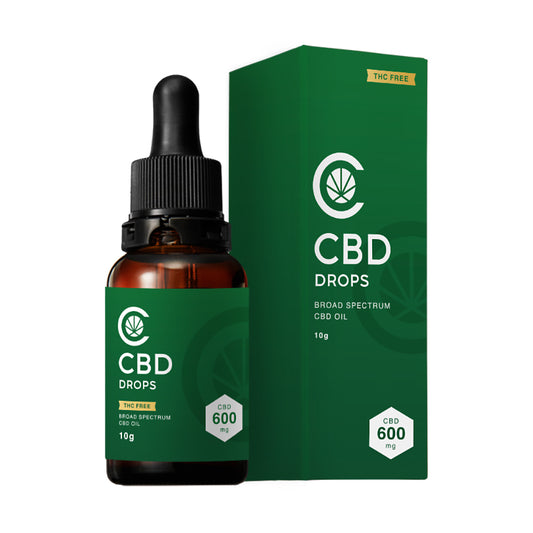 ブロードスペクトラムCBD オイル 6% CBD 600mg配合 10g