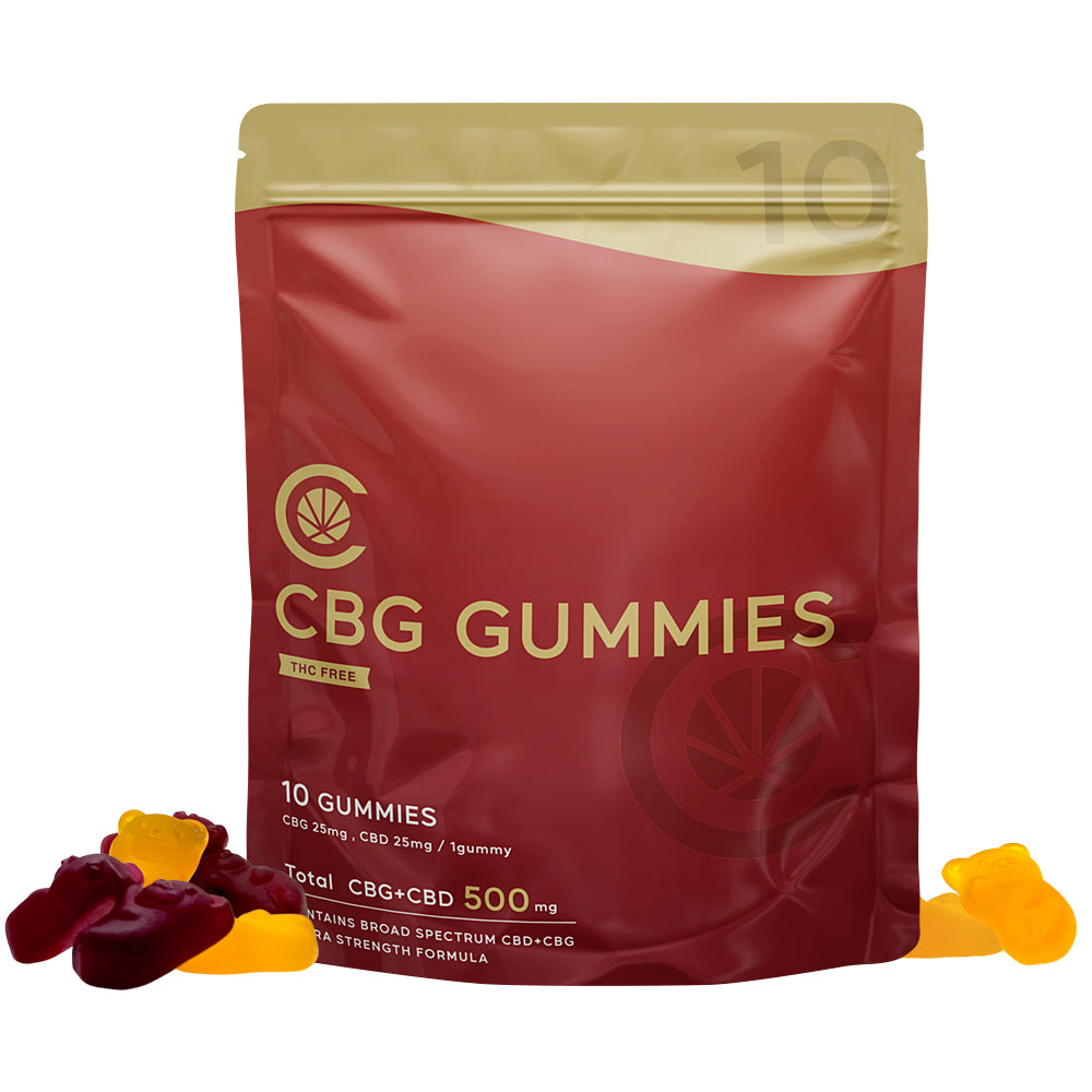CBG グミ CBD 配合 ( CBG 25mg + CBD 25mg /粒 ) 60粒 CBG + CBD 3,000mg or 10粒 CBG + CBD 500mg