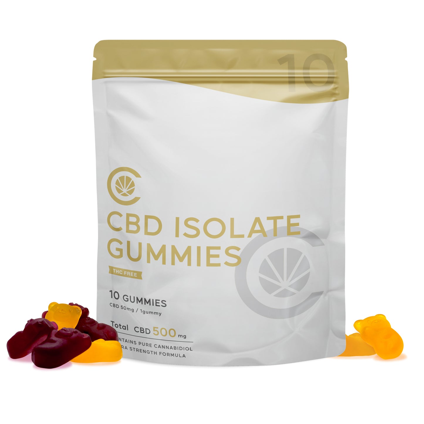 アイソレート CBD グミ ( CBD 50mg /粒) 60粒 CBD 3000mg or 10粒 CBD 500mg