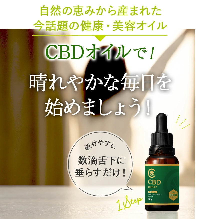ブロードスペクトラムCBD オイル 36% CBD 3600mg 10g