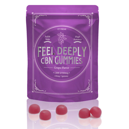 CT Freak CBN グミ Feel Deeply ( CBN 150mg /粒 ) CBN 2700mg 配合