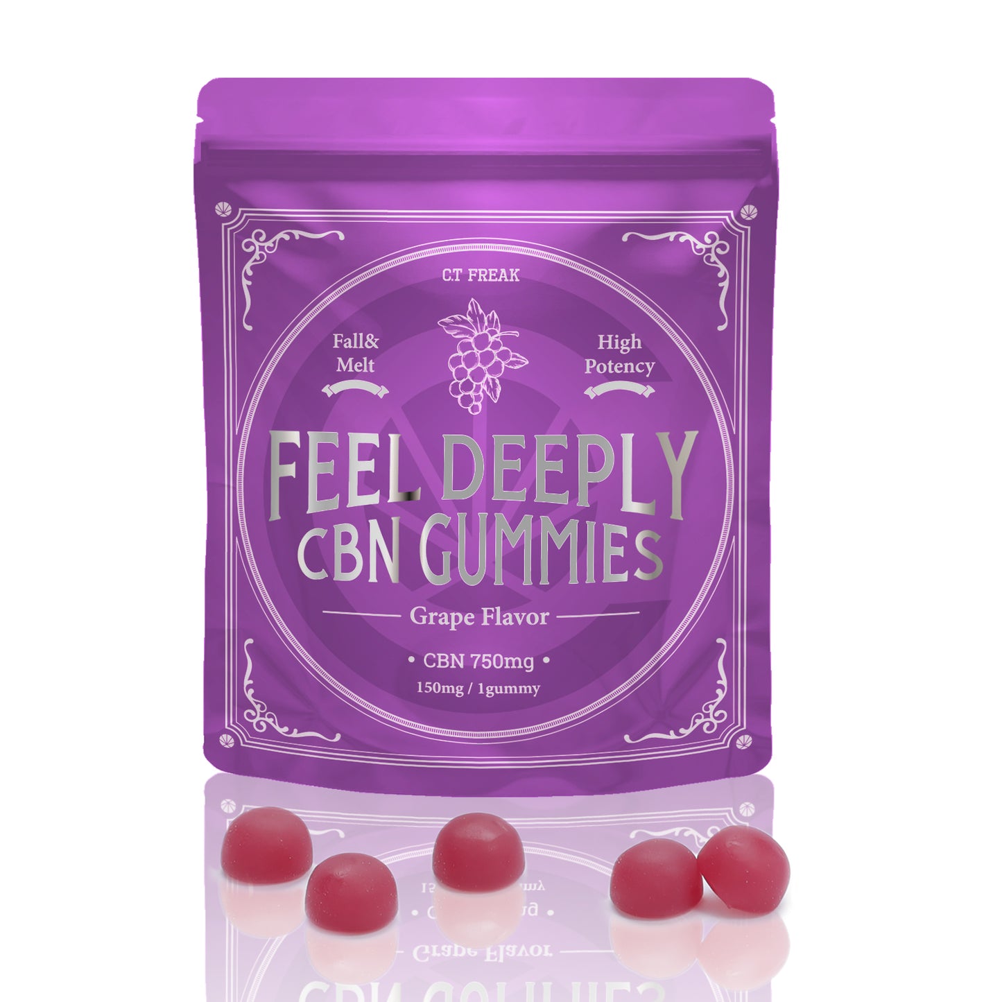 CT Freak CBN グミ Feel Deeply ( CBN 150mg /粒 ) CBN 2700mg 配合