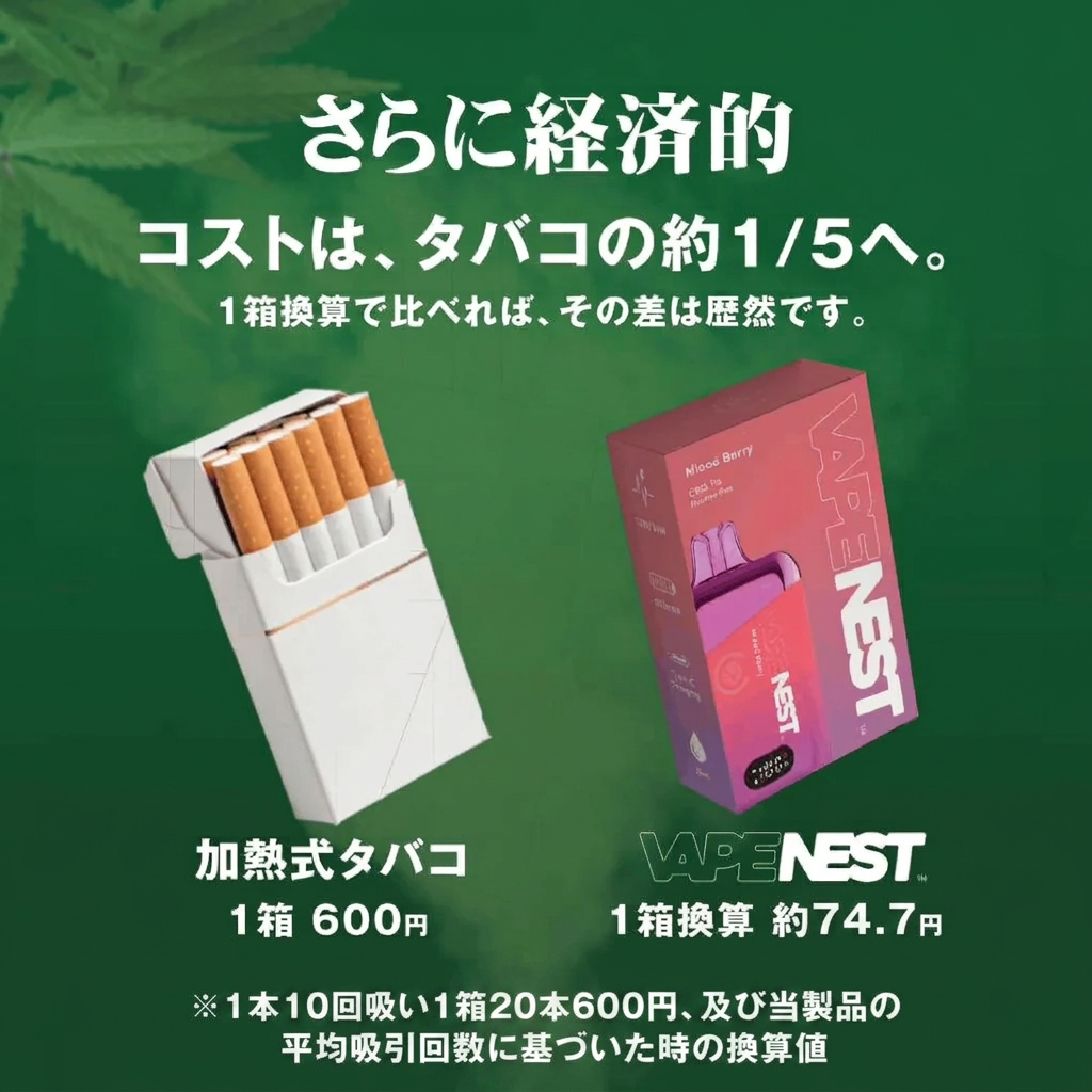 VAPE NEST ノンニコチン ベイプ (CBD非含有)