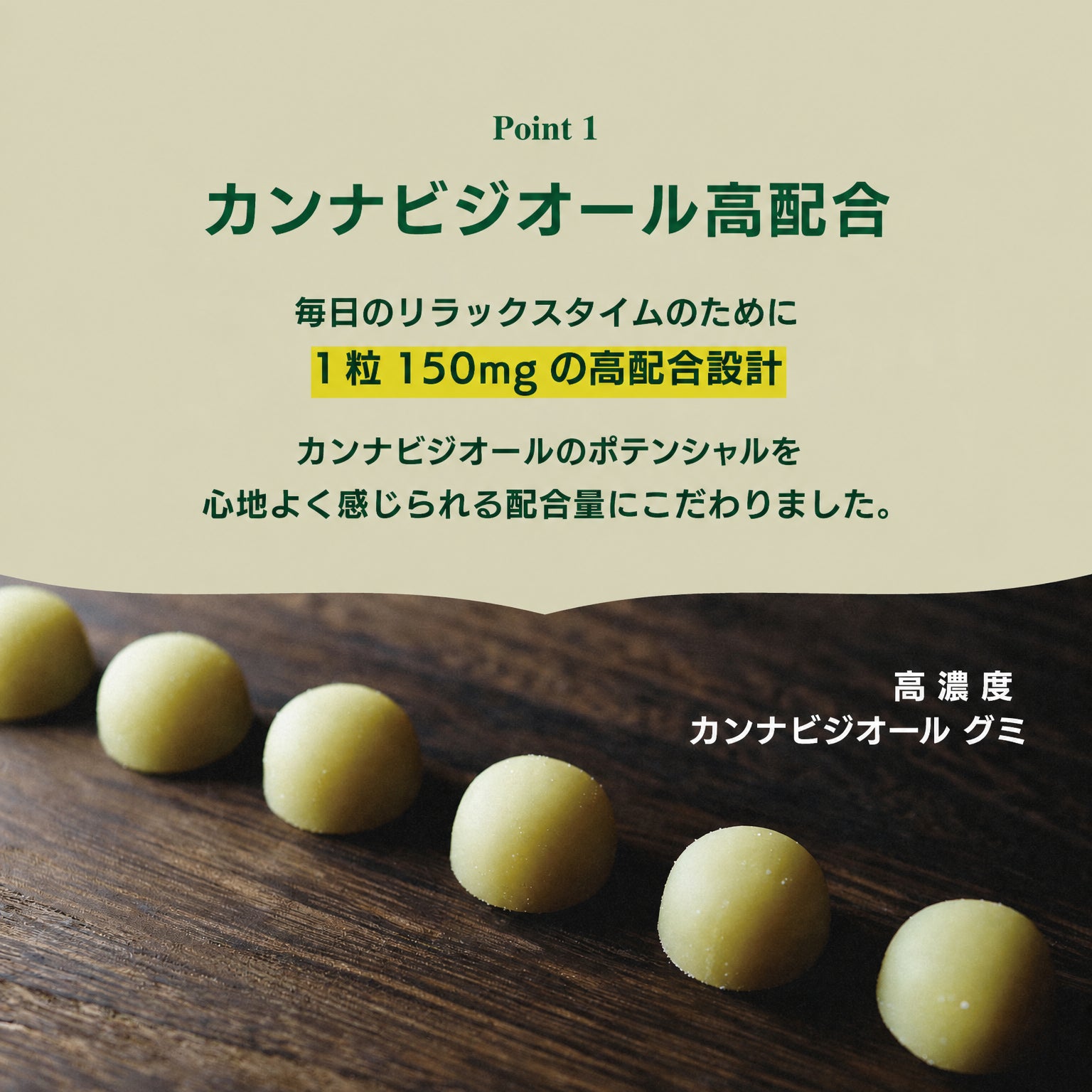CT Freak 高濃度 CBD グミ FEEL DEEPLY ( CBD 150mg /粒) 18粒 CBD