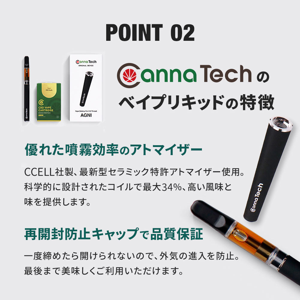 CBD リキッド 87% カートリッジ 1g 新ブロードスペクトラム – CannaTech 公式ストア