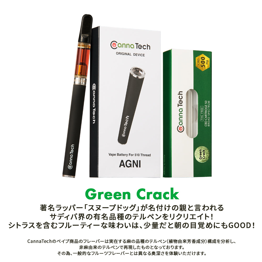 CannaTech 】CBD 50% リキッド 1g スターターセット（オリジナル