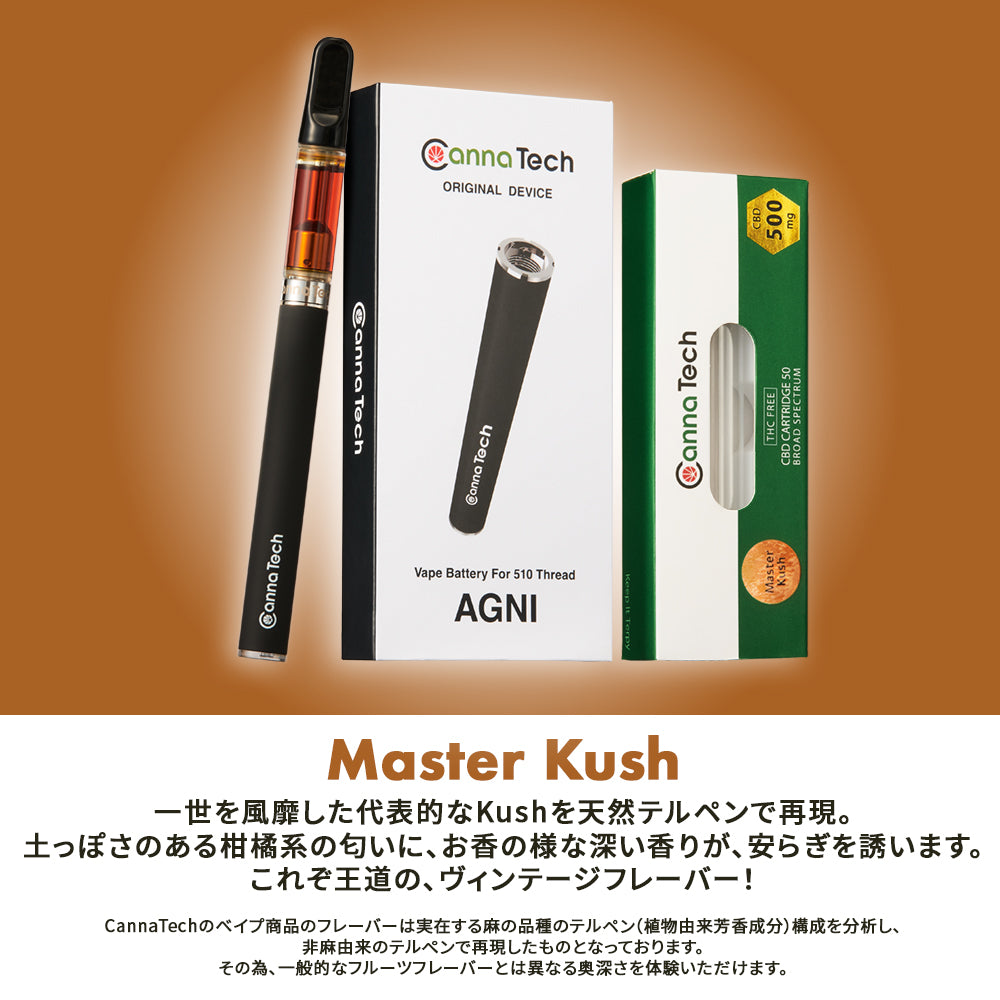 CannaTech 】CBD 50% リキッド 1g スターターセット（オリジナル