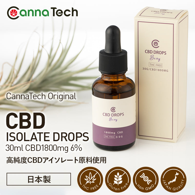 アイソレートCBD オイル 6% CBD1800mg 30g – CBD by CannaTech