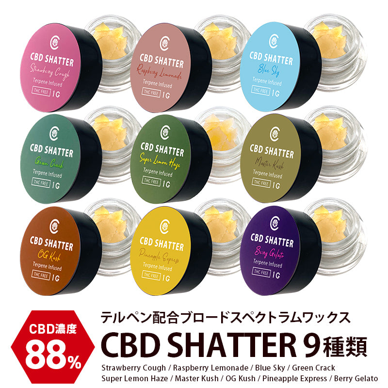 ブロードスペクトラムCBD92% ワックス 1g – CannaTech 公式ストア